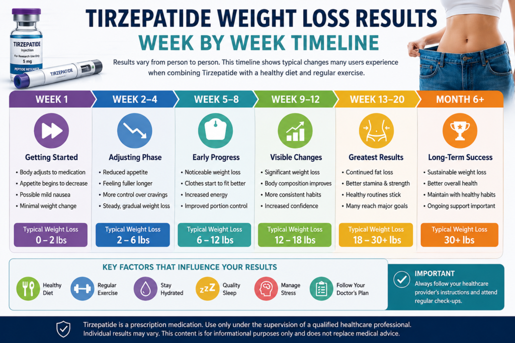 Tirzepatide Weight Loss Results Week by Week